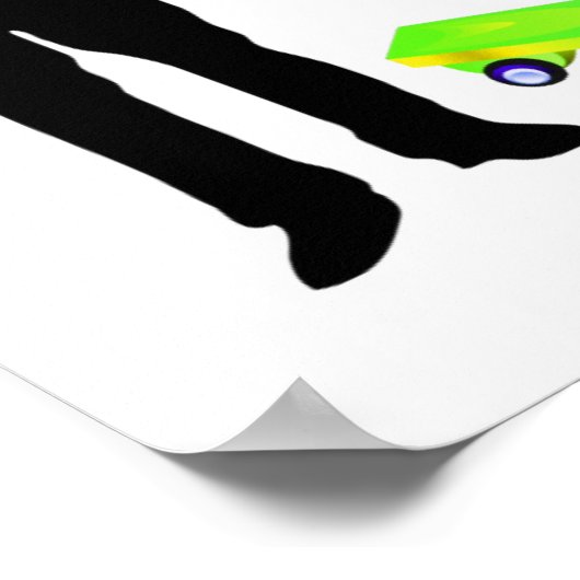 80年代の文化を長く生きる ポスター (角)