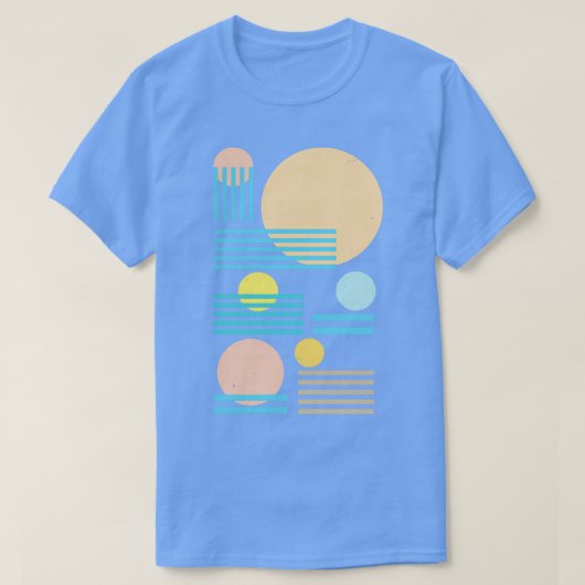 80年代の日の出と日の入り Tシャツ (デザイン正面)