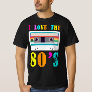 80年代の明るいネオンカラーが大好き Tシャツ
