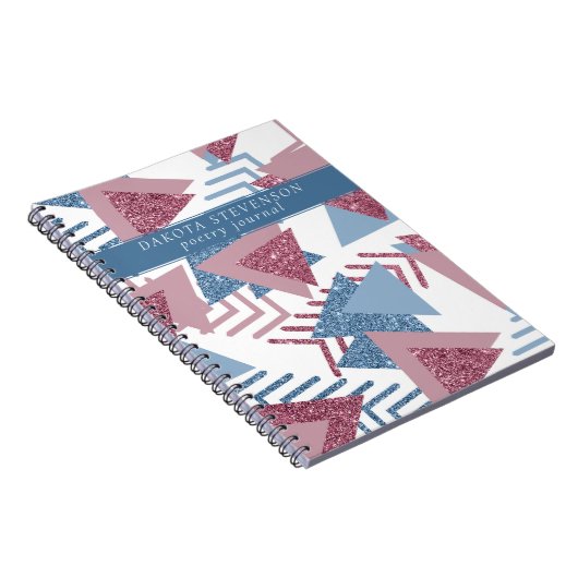 80年代の月抽象芸術 | Dusty MauveとBlue Poets ノートブック (右側)