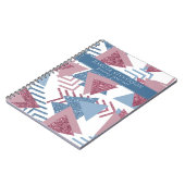 80年代の月抽象芸術 | Dusty MauveとBlue Poets ノートブック (左側)