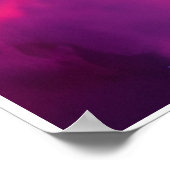 80年代の波楽曲超現実的な風景 ポスター (角)