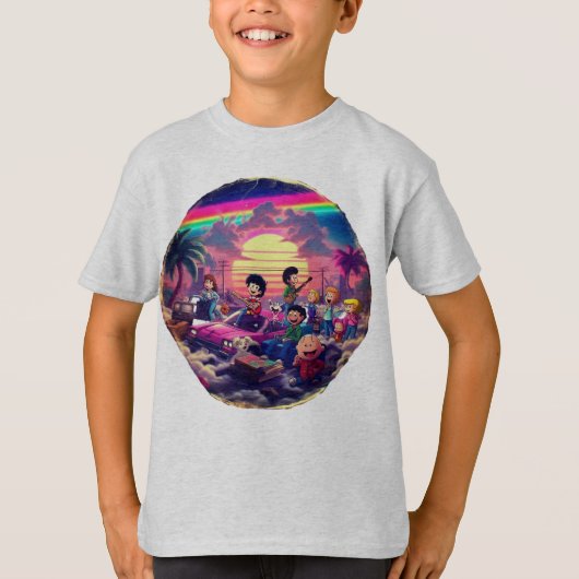 80年代の漫画バンド Tシャツ (正面)