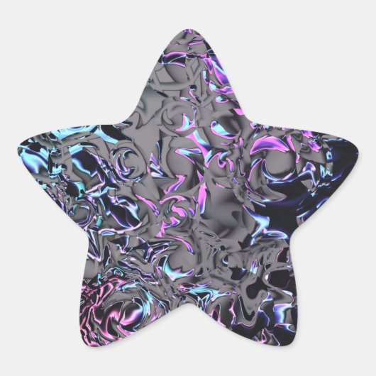 80年代の災害 星シール (正面)