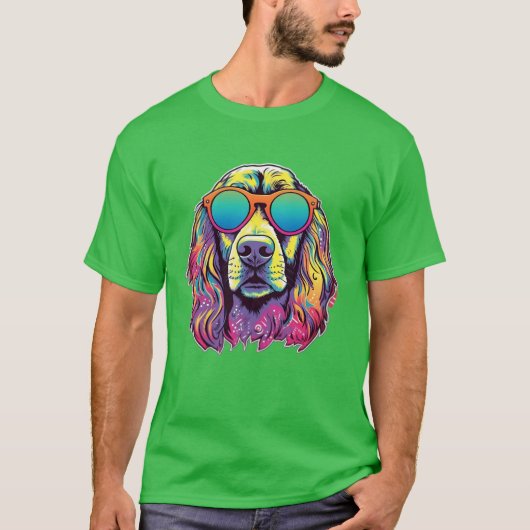 80年代の犬ヴィンテージ少年 Tシャツ (正面)