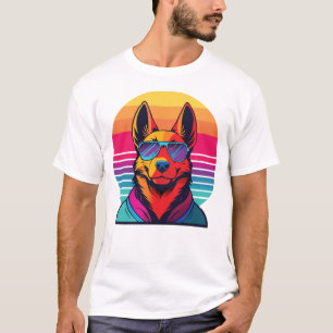 80年代の犬冷え Tシャツ