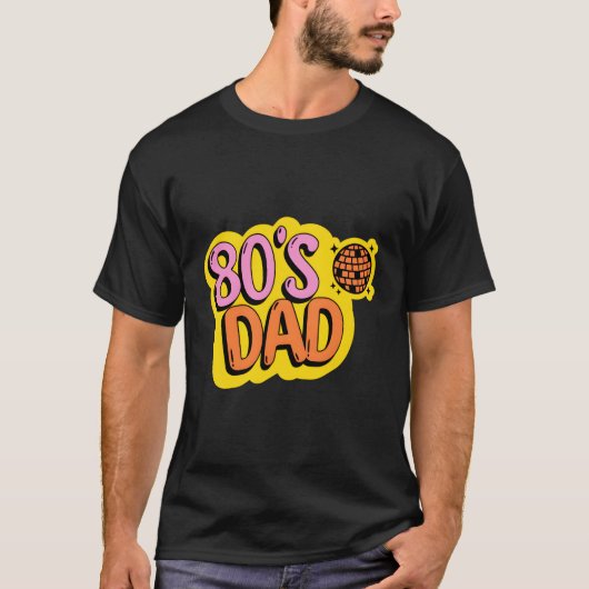 80年代の生まれパパファンキー Tシャツ (正面)
