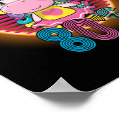 80年代の私の小さなポニーの月石で作られた ポスター (角)