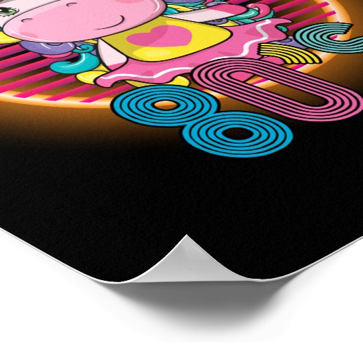 80年代の私の小さなポニーの月石で作られた ポスター (角)