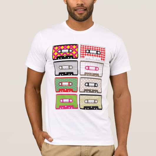 80年代の組合せテープワイシャツ Tシャツ (正面)