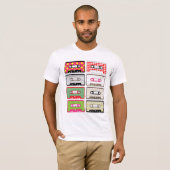 80年代の組合せテープワイシャツ Tシャツ (正面フル)