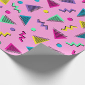 80年代の美しいスタイル ラッピングペーパー (角)