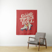 80年代の良い時転が間のレトロを滑らせる タペストリー (インサイチュ)