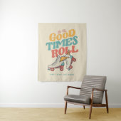 80年代の良い時転が間のレトロを滑らせる タペストリー (インサイチュ)