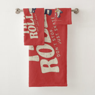 80年代の良い時転が間のレトロを滑らせる バスタオルセット