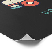 80年代の良い時転が間のレトロを滑らせる ポスター (角)