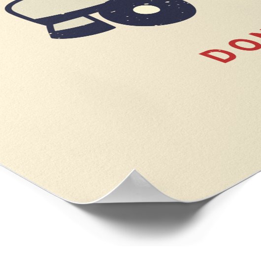 80年代の良い時転が間のレトロを滑らせる ポスター (角)