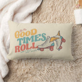 80年代の良い時転が間のレトロを滑らせる ランバークッション (ブランケット)