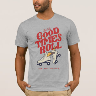 80年代の良い時転が間のレトロを滑らせる Tシャツ
