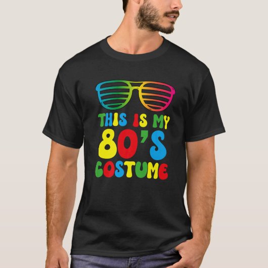 80年代の衣装80年代90年代のパーティー80年代のH Tシャツ (正面)