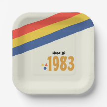 80年代の誕生日パーティー、1983年製 レトロ
