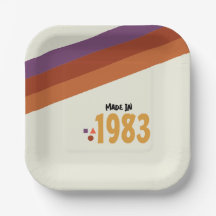 80年代の誕生日パーティー、1983年製 レトロ