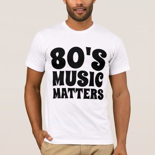 80年代の音楽が大事 ヴィンテージTシャツ Tシャツ (正面)