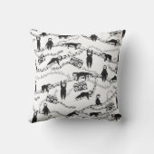 80年代の音楽のスローパターン クッション (裏面)