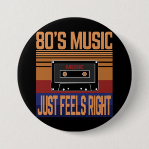 80年代の音楽は最高 缶バッジ