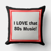 80年代の音楽スローピロー クッション (正面)