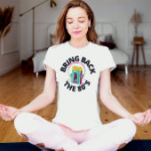 80年代の音楽ヴィンテージグラフィックを復活させる Tシャツ