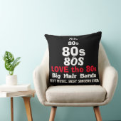 80年代の音楽好きリバーシブルピロー クッション (椅子)