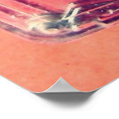 80年代の音楽部ヴィンテージレトロカセットのポスター ポスター (角)