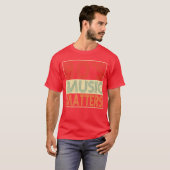 80年代の音楽 80年代の音楽が大切な人へ ヴィンテージ レトロ ギフト 楽しい Tシャツ (正面フル)