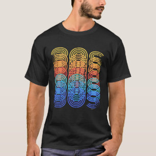 80年代の80年代のレトロパーティーから80年代のデータへ Tシャツ