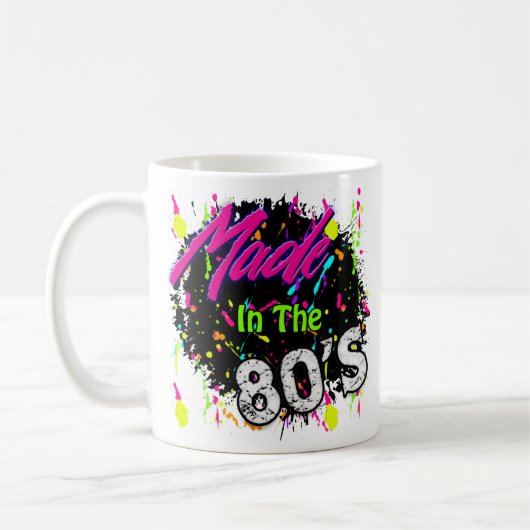 80年代の コーヒーマグカップ (左)