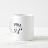 80年代のCamaroのスポーツ・カー: 3Dモデル: コーヒーマグカップ (正面左)