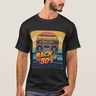80年代のGen X Boombox Tシャツに戻る Tシャツ