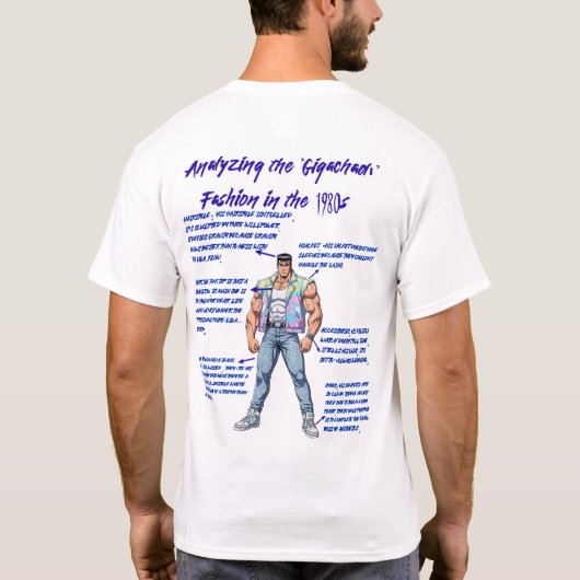 80年代のGIGACHAD Tシャツ (裏面)