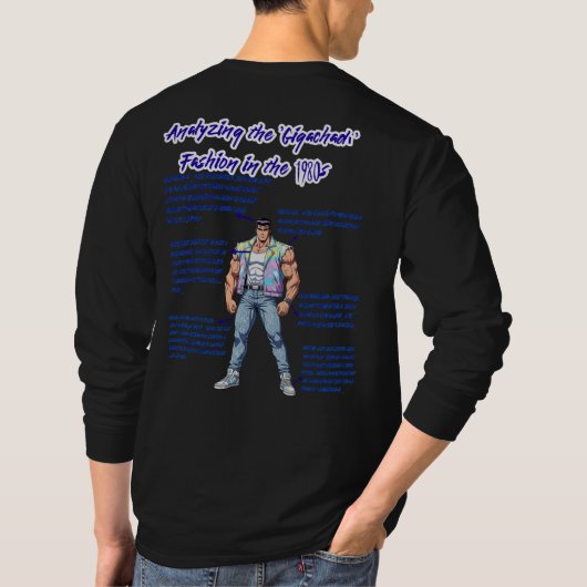 80年代のGIGACHAD Tシャツ (裏面)
