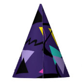 80年代のGroovy Neon Vibes #1 #decor #art パーティーハット (裏面)