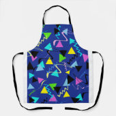 80年代のGroovy Neon Vibes #2 #decor #art エプロン (正面)