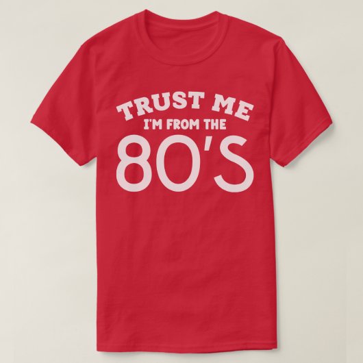 80年代のImを信頼する Tシャツ (デザイン正面)