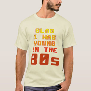 80年代のTシャツに若かった Tシャツ