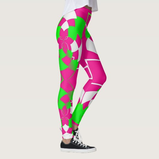 80年代は幸せなズボンのスタイルを作ります レギンス (右)