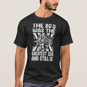 80年代は時代でもっとも偉大まだレトロ Tシャツ