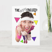 80年代はBirthday Humorカードを呼びました カード (正面)