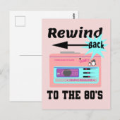 80年代へタイムワープ ポストカード (正面/裏面)