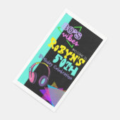 80年代または90年代のテーマ誕生日招待状 (コーナー)