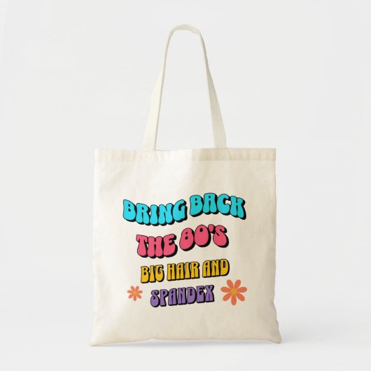 80年代をもう一度 トートバッグ (正面)